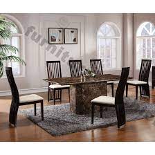Maybe you would like to learn more about one of these? Rimini Rectangle Brown Marble Dining Table 4 Athena Chairs Dining Table Marble Kitchen Table Settings Dining Table Chairs