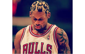 Dennis Rodman Leopard Hair Dennis Rodman Denis Rodman Chicago Bulls