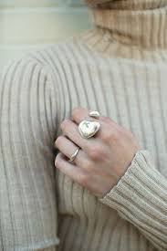 Faris Silver Nug Ring Bona Drag Modern Silver Jewelry Faris Jewelry Cleaning Silver Jewelry