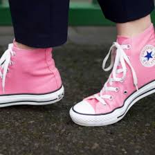 Women's converse chuck taylor all star dainty canvas. Converse Pink High Tops Pink High Tops Converse Shoes Converse Shoes High Top
