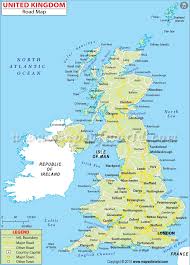 Buy United Kingdom Road Map England Map Map Of Britain Italy Geography