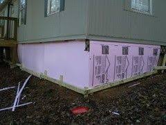 An Easy Way To Insulate And Skirt An Elevated Structure Diy Life Mobile Home Renovations Mobile Home Skirting Mobile Home Redo