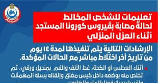 يُسبب الفيروس في البشر عداوَى في الجهاز التنفسي والتي تتضمن الزكام وعادةً ما تكون طفيفةً، ونادرًا ما تكون قاتلةً مثل المتلازمة التنفسية الحادة الوخيمة ومتلازمة الشرق الأوسط. Ø§Ù„ØµØ­Ø© ØªÙˆØ¶Ø­ ØªØ¹Ù„ÙŠÙ…Ø§Øª Ù‡Ø§Ù…Ø© Ù„Ù„Ù…Ø®Ø§Ù„Ø·ÙŠÙ† Ù„Ù…ØµØ§Ø¨ Ø¨ÙÙŠØ±ÙˆØ³ ÙƒÙˆØ±ÙˆÙ†Ø§ Ø£Ø«Ù†Ø§Ø¡ Ø§Ù„Ø¹Ø²Ù„ Ø§Ù„Ù…Ù†Ø²Ù„Ù‰ Ø§Ù„ÙŠÙˆÙ… Ø§Ù„Ø³Ø§Ø¨Ø¹