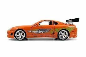 Brian S Toyota Supra Orange Fast Furious Movie 1 24 By Jada Ebay Toyota Supra Diecast Cars Diecast