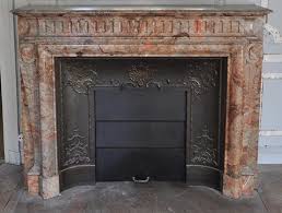 Beautiful Antique Louis Xiv Style Fireplace With Acroterion In Sarrancolin Fantastico Marble Marble Architectural Antiques Fireplace Sarrancolin