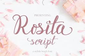 The rustic is perfect for branding projects, logo designs fonts are provided in ttf & otf formats. Rosita Script Stylish Brush Font Brush Font Free Font Lettering