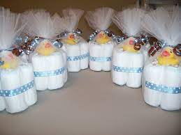 Mini Diaper Cakes Baby Shower Crafts Baby Shower Diy Baby Shower Gifts