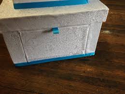 2 cut a square out of the front of the card. Make A Card Box 10 Steps Instructables