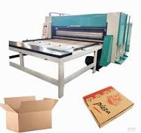 Semi Automatic Carton Chain Feeder Flexo Printing Slotting Rotary Die  Cutting Machine for Corrugated Cardboard Printing