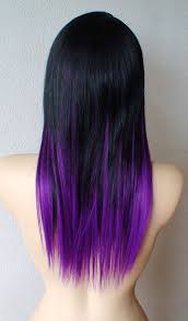 Makeup tips for purple hair. Black And Purple Ombre Next Time I Dye My Hair This Is Probably Happening Ideias De Cabelo Cabelo Lindo Cabelos Pintados