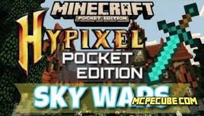 Pocket edition is free to play, and you can connect to the server ip pe.hypixel.net using minecraft: 1o2sbs8kpdhnwm