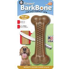 Pet Qwerks Flavorit Barkbone Mesquite Chicken Flavored Nylon Bone Usa Dog Chew Toy Large Naturalpetwarehouse Com