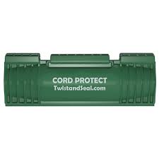 Plastic cord covers for the floor use in home and office environments Twist And Seal Heavy Duty Cord Protector Green The Home Depot Canada