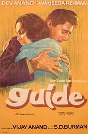 Guide 1965 Director Vijay Anand Stars Dev Anand Waheeda Rehman Music Director Sachin D Old Bollywood Movies Romance Movie Poster Best Bollywood Movies