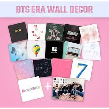 Make sure your wallet is ready for our big sales campaigns, such as 7.7 orange madness , 9.9 super shopping day , 10.10 brands festival , 11.11 big sale , and 12.12 birthday sale. Bts Album Era Wall Decor Shopee Malaysia