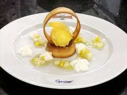 Savarin De Abacaxi Melba Com Espuma De Coco Eggs Benedict Food Cooking