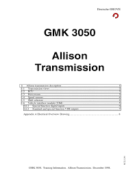 Wiring diagram for karcher k5 740. Allison Transmission Mechanics Relay