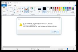 Try paint 3d in windows 10! Getting Error Message Paint Cannot Read This File This Is Not A Microsoft Community