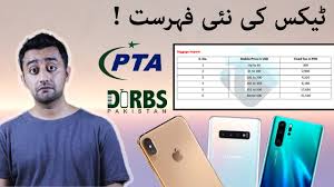 Pta Mobile Registration Tax New List