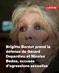 Ils ne peuvent plus vivre" : Brigitte Bardot prend la défense de Gérard  Depardieu et Nicolas Bedos, accusés d'agressions sexuelles ➡️  https://l.ladepeche.fr/EROi