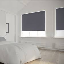 Store Enrouleur Occultant Gris Seoul L 120 X H 250 Cm Store Enrouleur Rideaux De Maison Stores Noirs