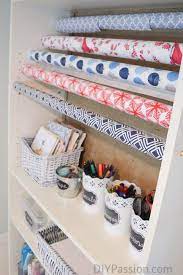 Diy Gift Wrap Organizer Ikea Hack Diy Passion Wrapping Paper Storage Gift Wrapping Station Gift Wrap Organization
