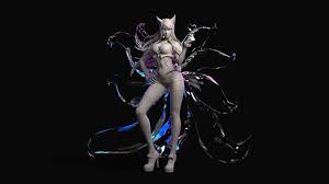 Artstation Kda Ahri Wip Xing Xiao Artwork Thanks My Friend Concept Art