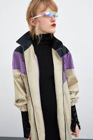 Zara Dan 3 Cantali Blok Renkli Yagmurluk Resmi Raincoat Outfit Spring Coat Outfit Raincoats For Women