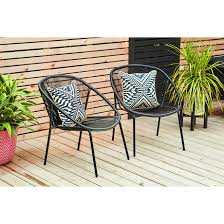 Compare and also complete with various ottomans and chairs models and select how you can enhance a garden using chairs and couch. Style Selections Navia Stacking Chair Resin Black Rona