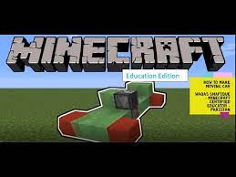 These mods are east to install and the links are as follows:furnicraft: . Making A Moving Car In Minecraft Education Edition Youtube