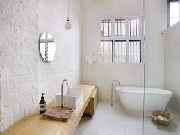 We did not find results for: Another Brick In The Wall Remodelista Brick Bathroom White Brick Walls Stylish Bathroom