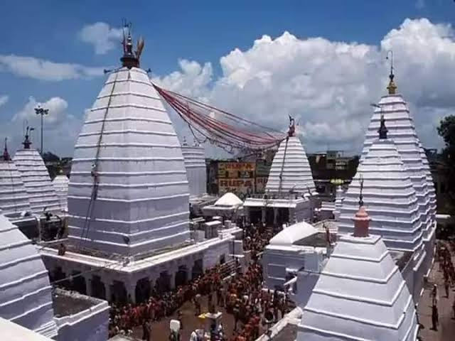 बाबा बैद्यनाथ मंदिर परिसर, AI generated