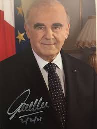 Autograph of President of the island of Malta George W. Vella + official  folder