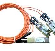 QSFP+ 40G to 4 SFP+ 10G quad fan-out active optical AOC cable 3m length