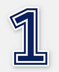 Custom Color Number One 1 Sporty College Font Sticker Zazzle Com In 2021 Design Your Own Stickers Custom Color Alphabet And Numbers