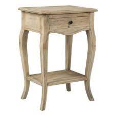 East At Main Natural With Kubu Wash Wood End Table Lowes Com Accent Table Wood End Tables Square Accent Tables