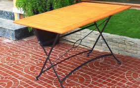 Holz Metall Gartentisch Anastasia Rechteckig Metall Eiche Gartentisch Tisch Tische Im Freien
