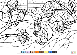 Winter Scene Color By Number Free Printable Coloring Pages Free Printable Coloring Pages Free Printable Coloring Printable Coloring Pages