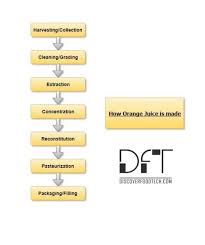 How To Make Orange Juice Production Process With Flow