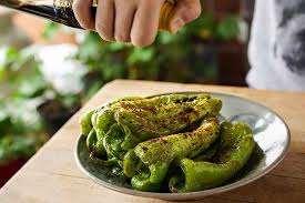 Hupi Jiao Tiger Skin Peppers Recipe Spice Trekkers Recipe Stuffed Peppers Spice Recipes Side Dishes Easy