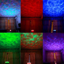 Mini Color Changing Led Room Atmosphere Video Projection Lamp Ocean Night Lights Night Light Projector Night Light