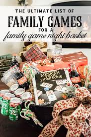 You just fill a wooden basket with pickled veggies, add a bottle of bloody mary mix and your favorite brand of vodka and you're all set. Family Game Night Gift Basket Ideas Salvaged Living Family Game Night Basket Family Game Night Gift Basket Game Night Gift Basket