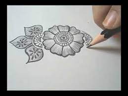 رسم زخرفة نباتية youtube
