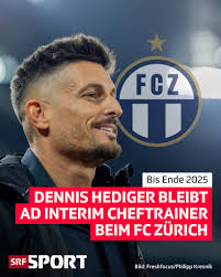 FCZ macht vorerst mit Hediger weiter 🤝 ⚽ Dennis Hediger ist sicher bis  Ende Jahr weiterhin Trainer des FC Zürich. Das beschliesst der  Verwaltungsrat am Samstagnachmittag. ⚽ Für die Suche eines neuen