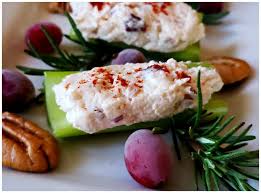This is a great cold appetizer recipe to bring to a party, and this can be made in a jiffy. Chicken Stuffed Celery Appetizers Recipe Julias Simply Southern