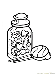Print now stats on this coloring page printed 8010. Candy Box Coloring Page For Kids Free Candy Printable Coloring Pages Online For Kids Coloringpages101 Com Coloring Pages For Kids