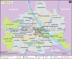 Mapa de viena com todos os monumentos, museus e pontos turísticos da cidade. Mapa De Viena Capital De Austria Viena
