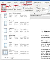 I started a new document and chose resume > business resume. Change Margins In Word Office Watch