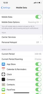Contact the carrier for more information. Set Up Roaming Apple Iphone X Ios 11 Device Guides