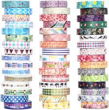 For the most variety, use. Amazon Com 48 Rolls Washi Tape Set 8mm Wide Decorative Masking Tape Colorful Flower Style Design For Diy Craft Scrapbooking Gift Wrapping Office Products